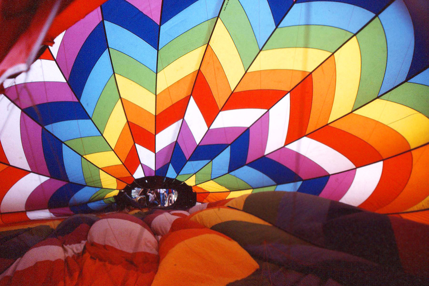 Inflating Hot Air Balloon, Horizontal